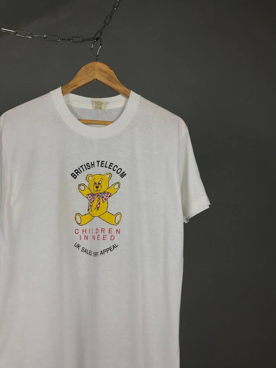 Vintage Children in Need 1991 American vintage made in USA tee Size US L / EU 52-54 / 3 - 2 Thumbnail