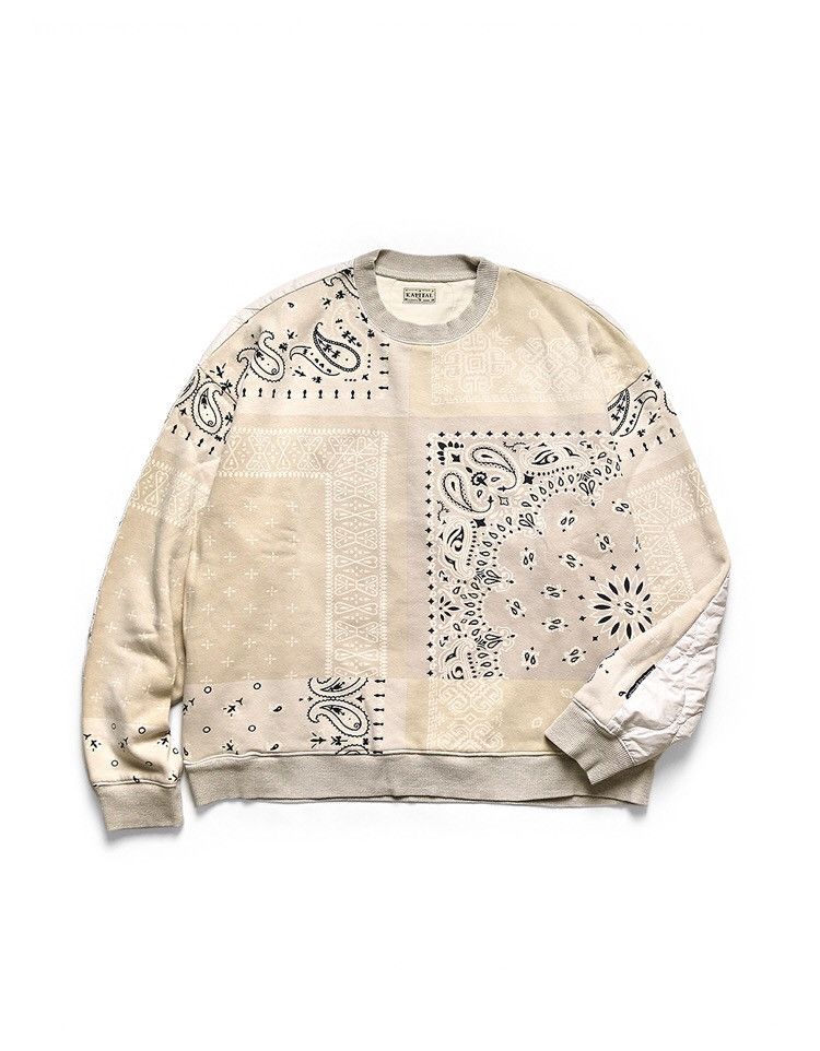 Kapital KAPITAL Fleece bandana pattern BIG sweatshirt Grailed