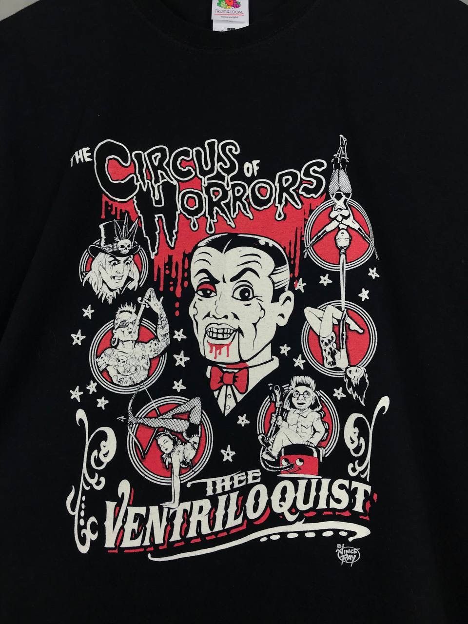 Expert Horror × Vintage Circus Horror Ventriloquist vintage movie tee Size US L / EU 52-54 / 3 - 3 Thumbnail