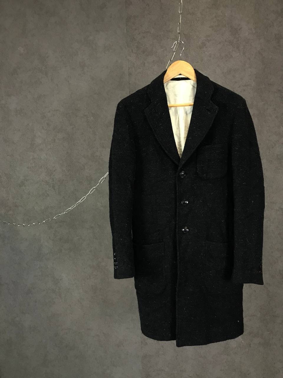 image of Ships x Ships Jet Blue Coat in Black, Men's (Size Medium)