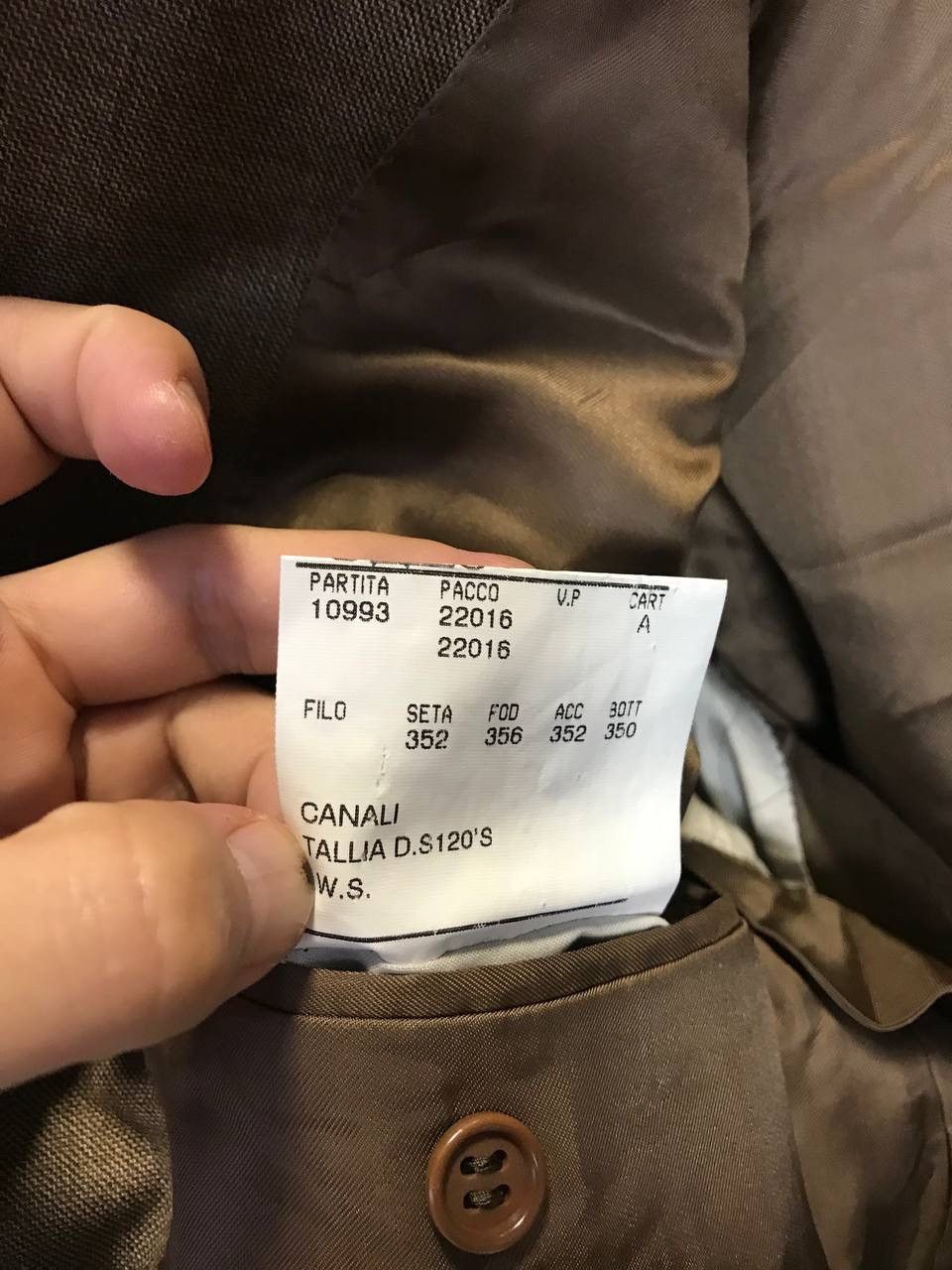 Canali Canali vintage luxury blazer Size 52R - 7 Thumbnail