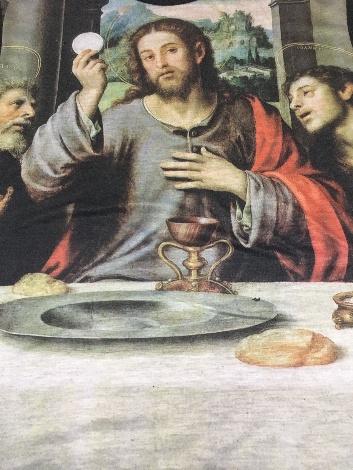 Japanese Brand All over print Jesus photo tee Size US S / EU 44-46 / 1 - 9 Thumbnail