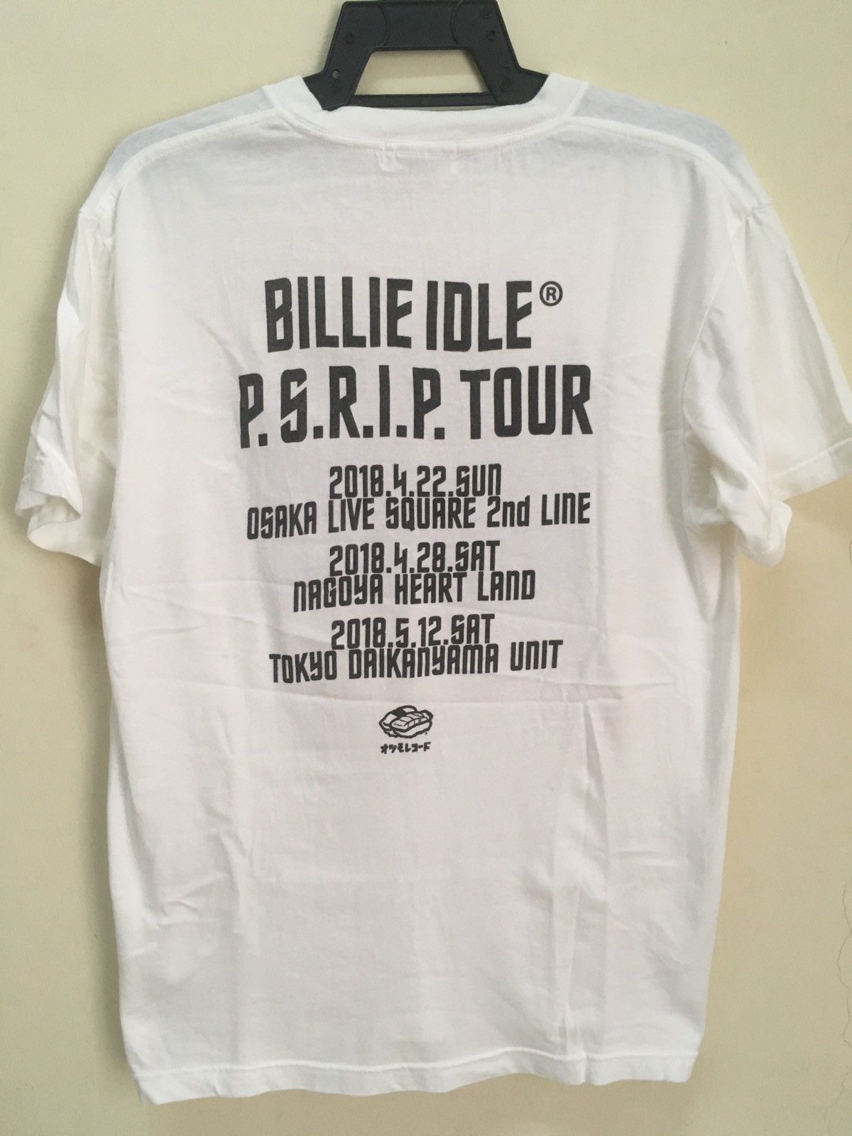 Band Tees × Japanese Brand Billie idle P.S.R.I.P tour 2018 Size US S / EU 44-46 / 1 - 2 Thumbnail