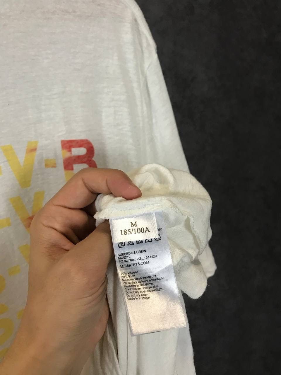 Allsaints Allsaints luxury streetwear tee Size US M / EU 48-50 / 2 - 5 Thumbnail