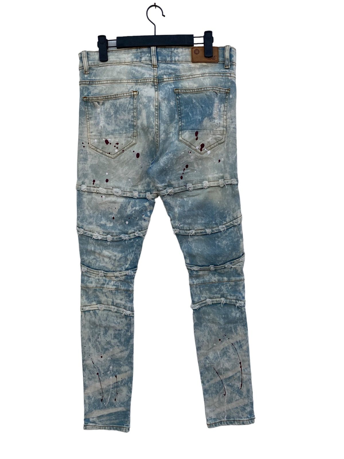 Japanese Brand Vintage Focus Distressed Biker Pant Size US 32 / EU 48 - 2 Thumbnail