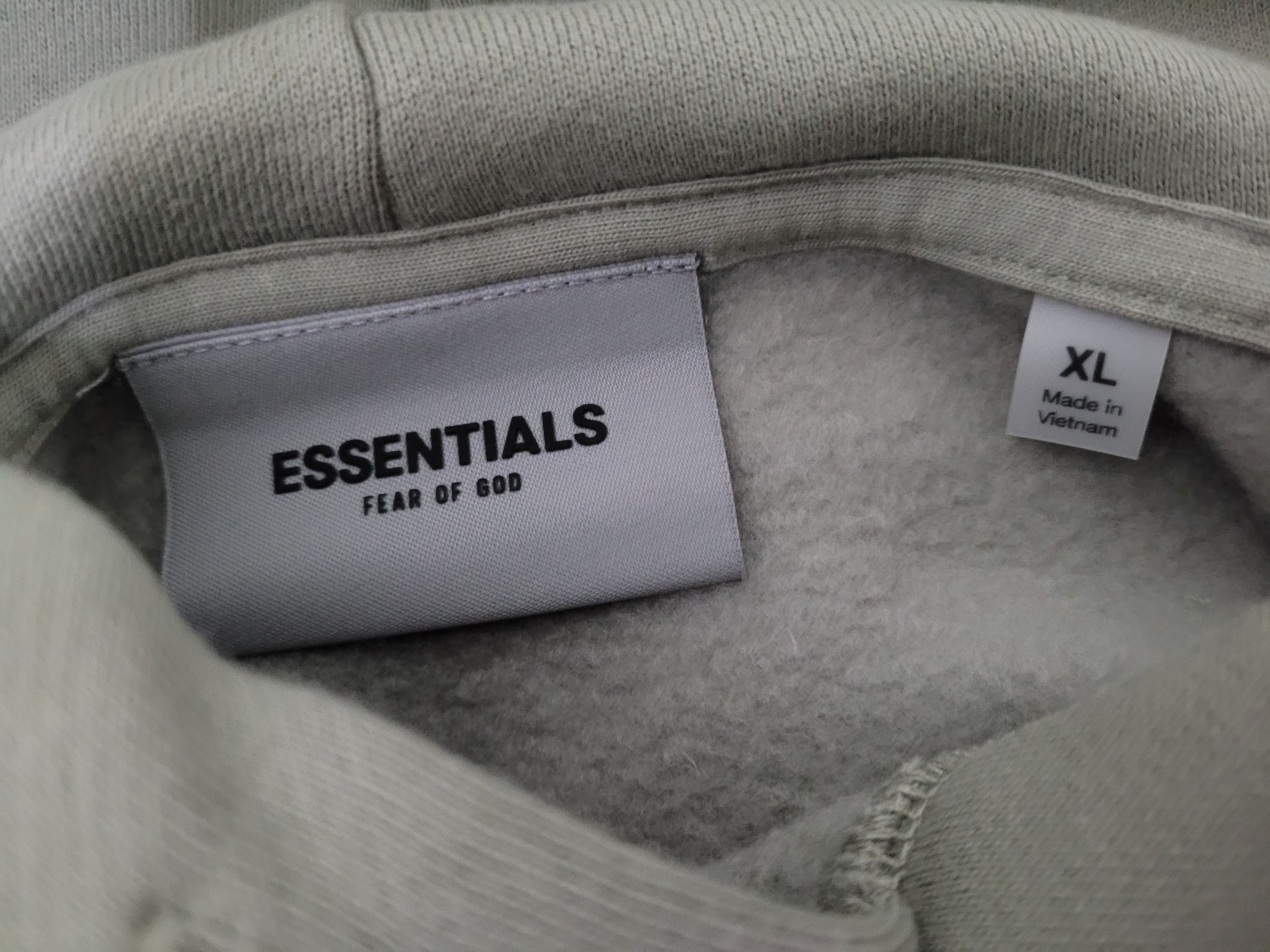 Fear of God Fear of God Essentials Pistachio Pullover Hoodie size XL Size US XL / EU 56 / 4 - 3 Thumbnail