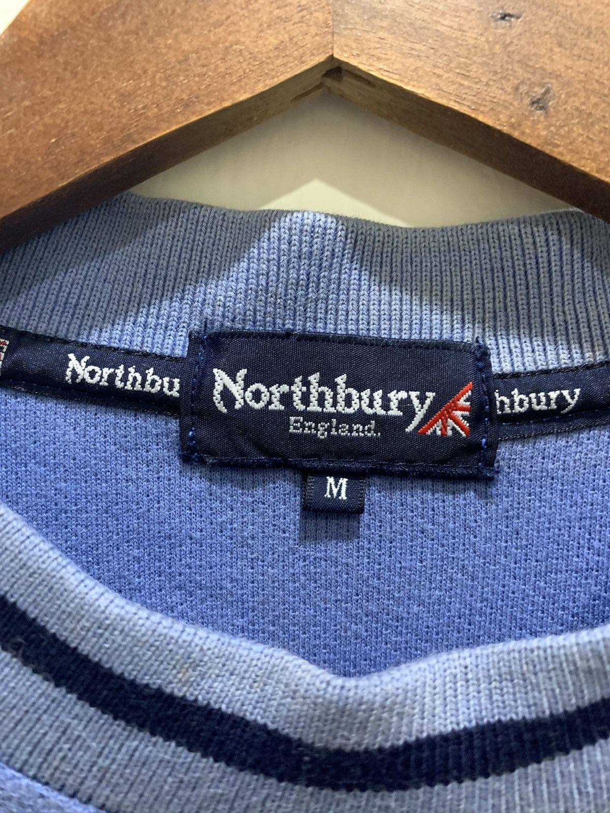 Japanese Brand NORTHBURY ENGLAND Rugby Embroidery Center Jumper Sweatshirt Size US M / EU 48-50 / 2 - 13 Thumbnail