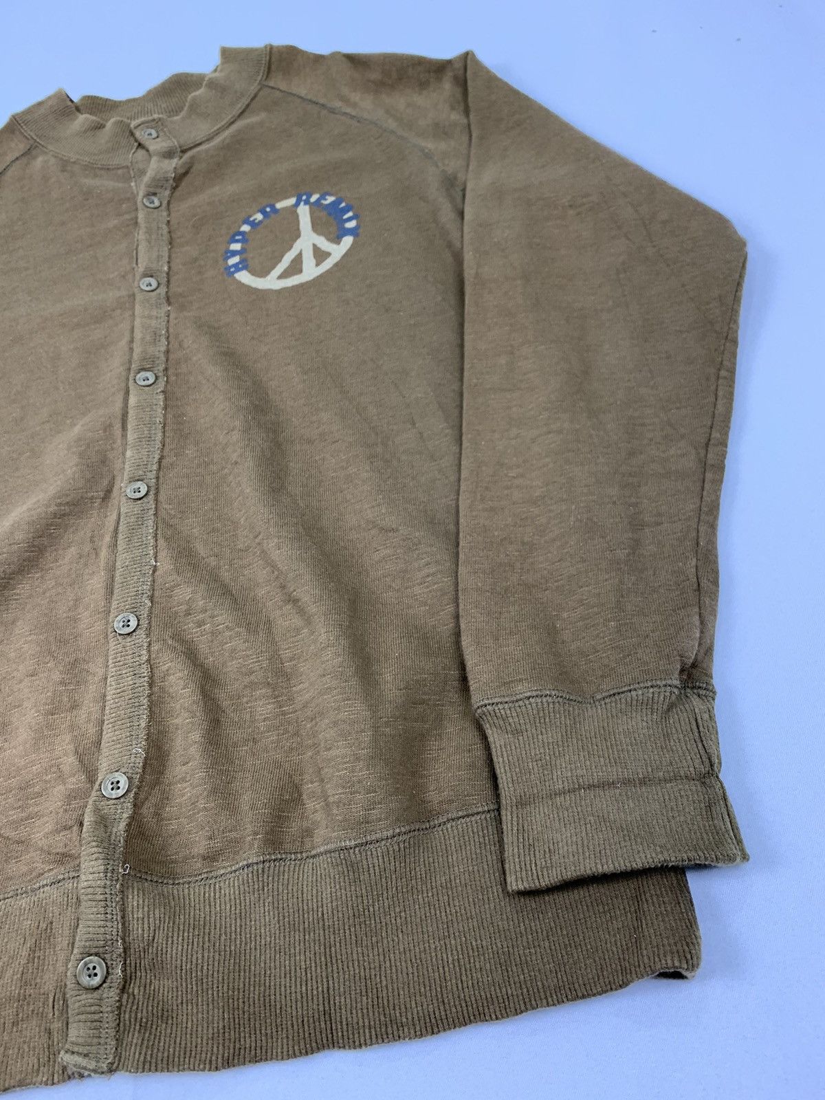 HyperDenim Vintag HYPER REMIX Anarchy Peace Button Sweatshirt Cardigan Size US L / EU 52-54 / 3 - 11 Thumbnail