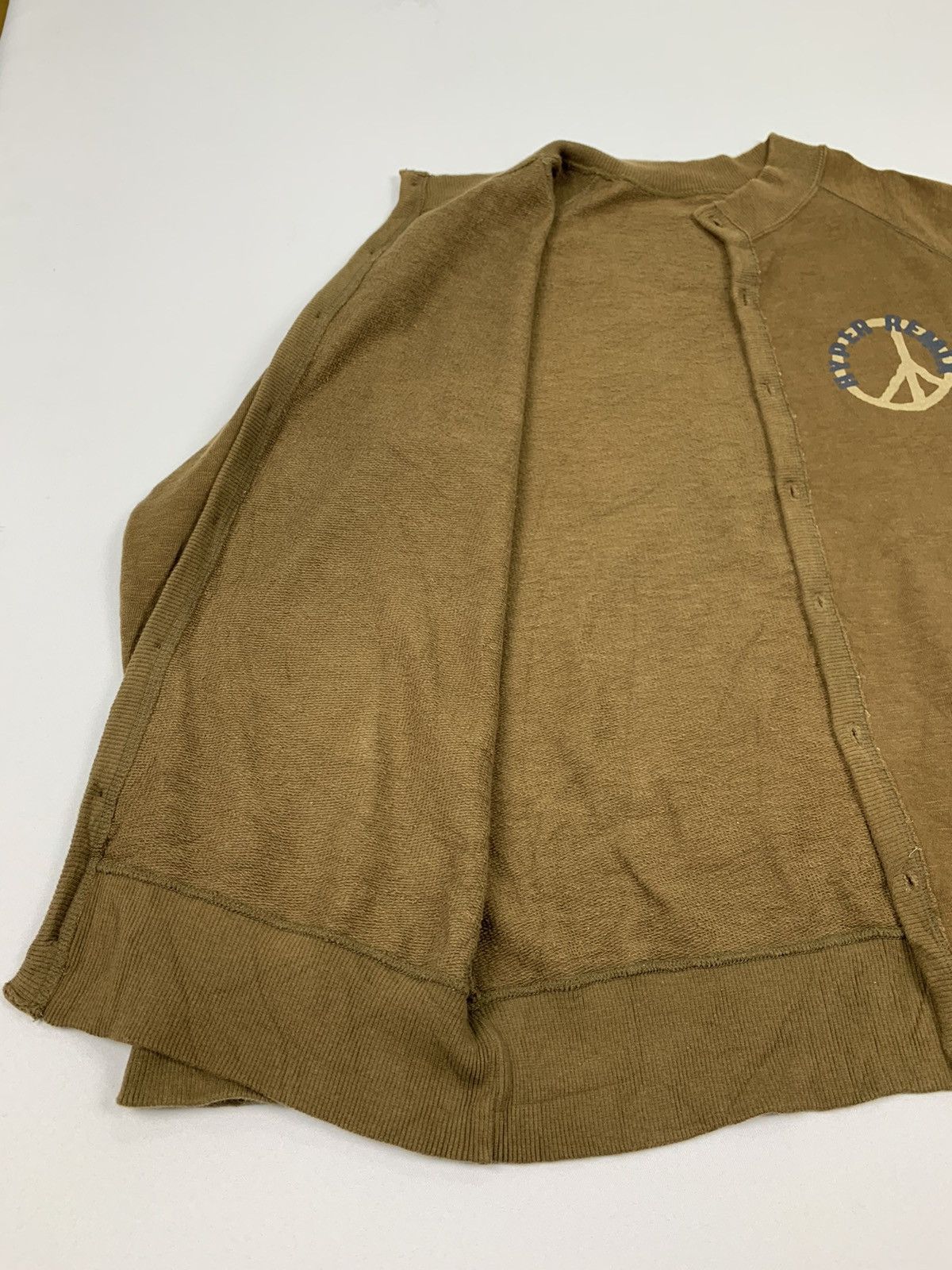 HyperDenim Vintag HYPER REMIX Anarchy Peace Button Sweatshirt Cardigan Size US L / EU 52-54 / 3 - 6 Thumbnail