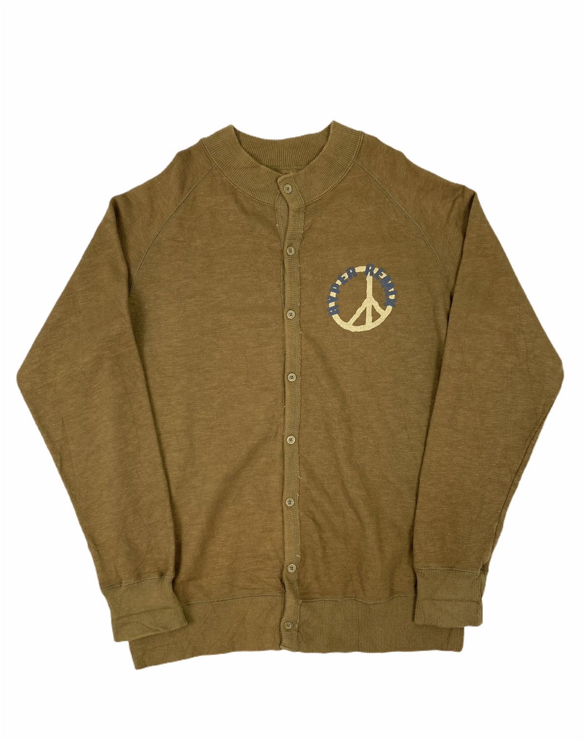 HyperDenim Vintag HYPER REMIX Anarchy Peace Button Sweatshirt Cardigan Size US L / EU 52-54 / 3 - 1 Thumbnail