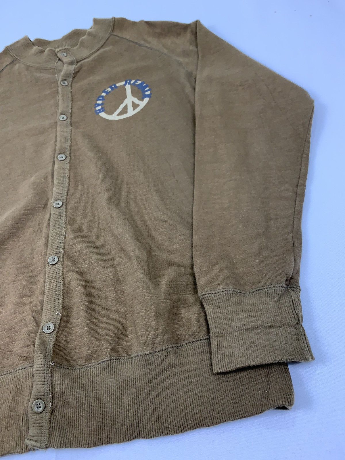 HyperDenim Vintag HYPER REMIX Anarchy Peace Button Sweatshirt Cardigan Size US L / EU 52-54 / 3 - 10 Thumbnail