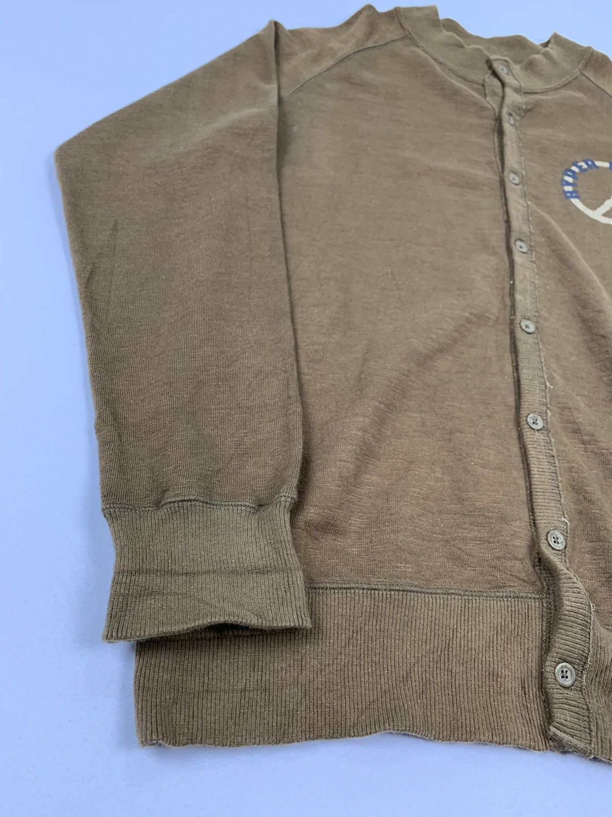 HyperDenim Vintag HYPER REMIX Anarchy Peace Button Sweatshirt Cardigan Size US L / EU 52-54 / 3 - 13 Thumbnail