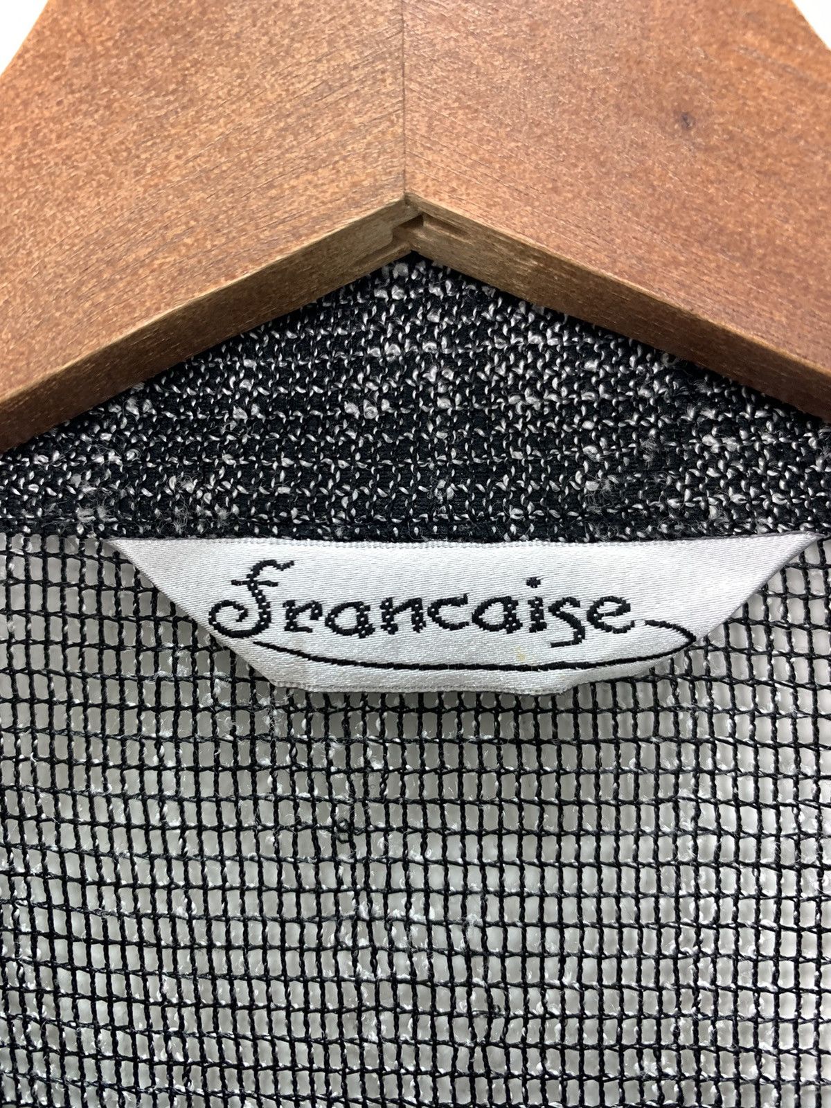 Japanese Brand FRANCAISE Mesh Net Fullprint Rose Transparent Long Cardigan Size L / US 10 / IT 46 - 13 Thumbnail