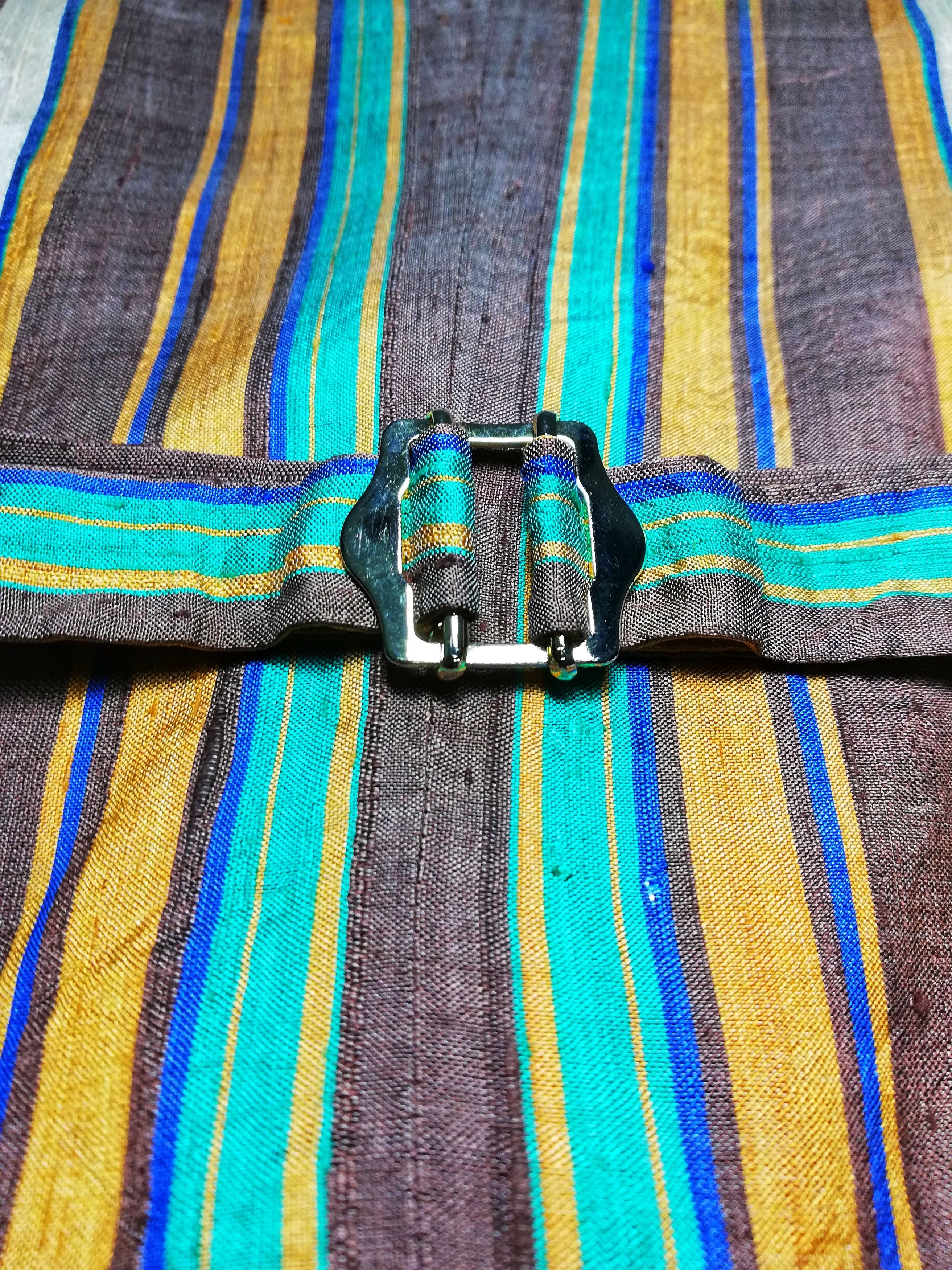 Hysteric Glamour × Japanese Brand 🔥HG Multicolor Stripe Multicolor Vest 100% Silk🔥 Size US S / EU 44-46 / 1 - 14 Thumbnail