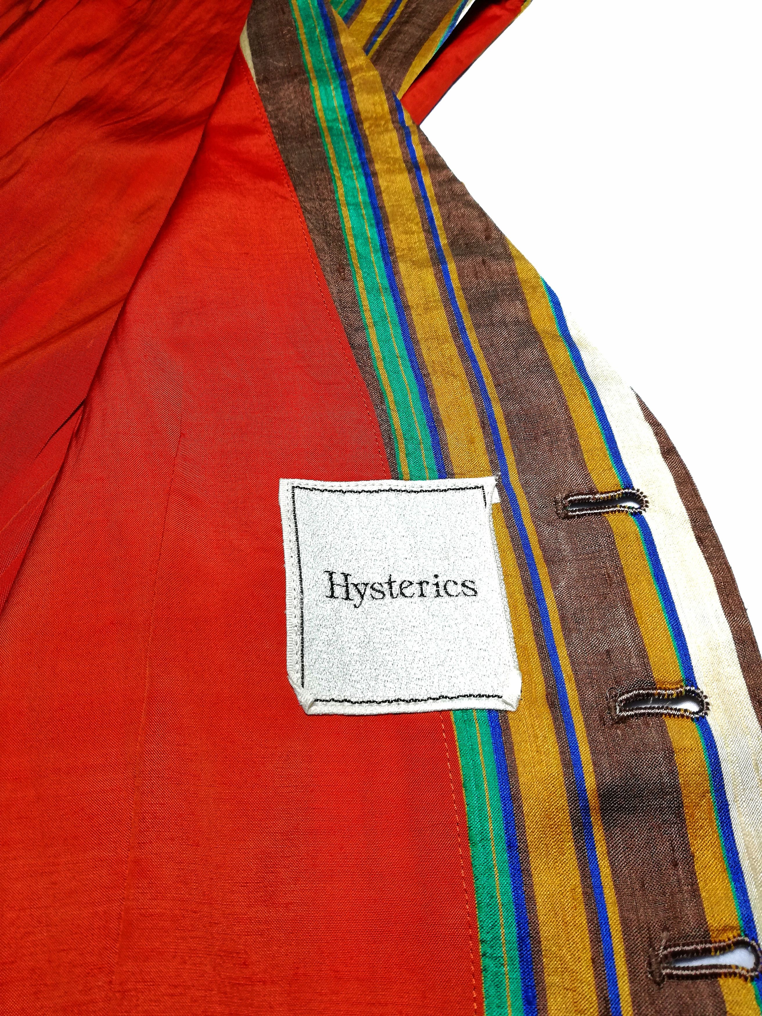 Hysteric Glamour × Japanese Brand 🔥HG Multicolor Stripe Multicolor Vest 100% Silk🔥 Size US S / EU 44-46 / 1 - 3 Thumbnail