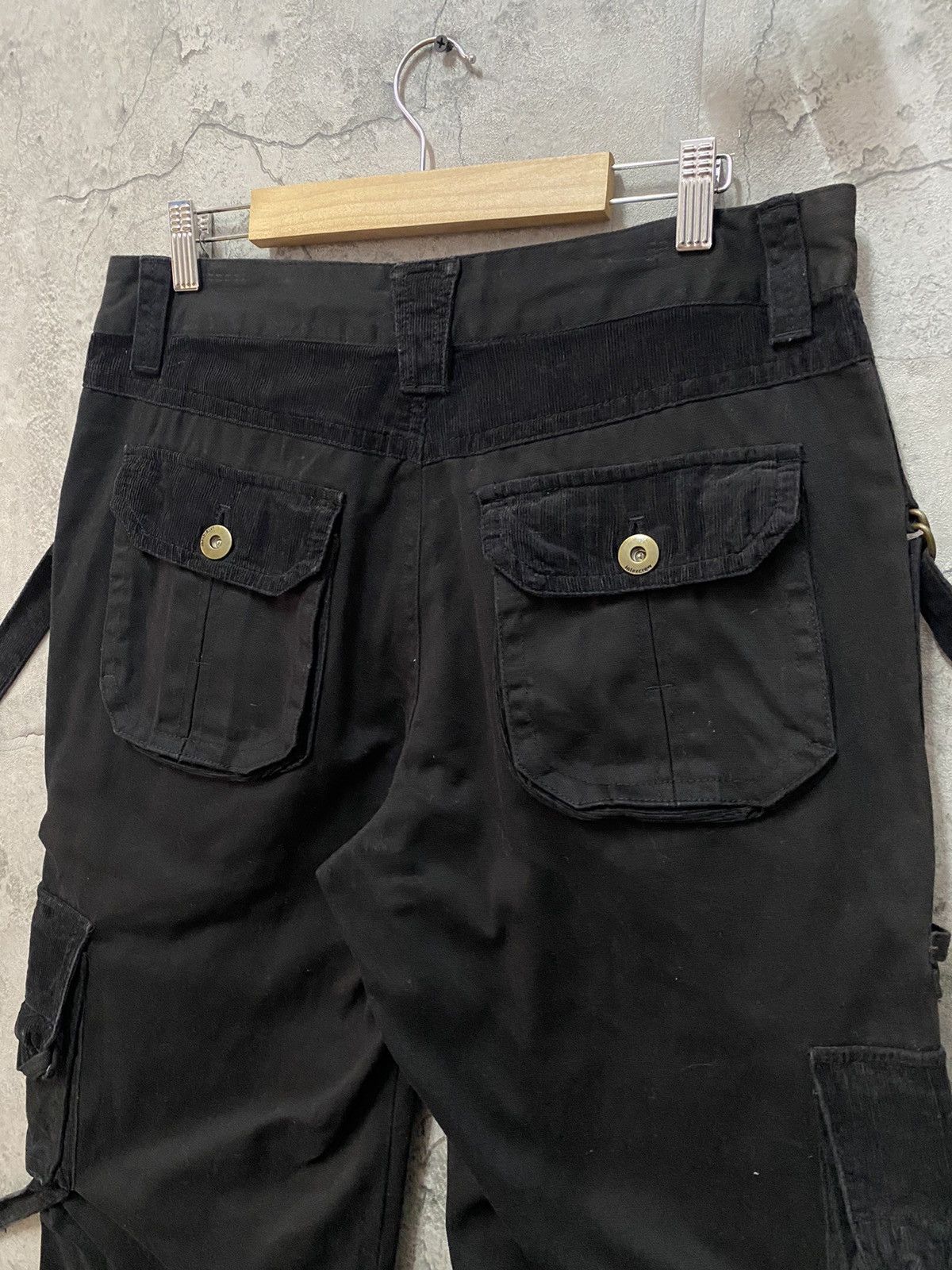 Designer × Japanese Brand Vintage Intercrew Japan Parachute Bondage Baggy Cargo Pants Size US 32 / EU 48 - 16 Thumbnail