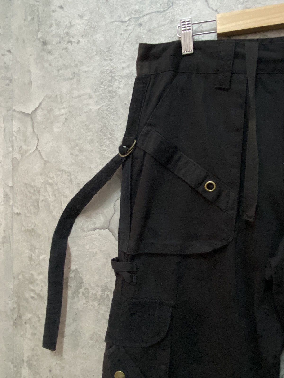 Designer × Japanese Brand Vintage Intercrew Japan Parachute Bondage Baggy Cargo Pants Size US 32 / EU 48 - 9 Thumbnail