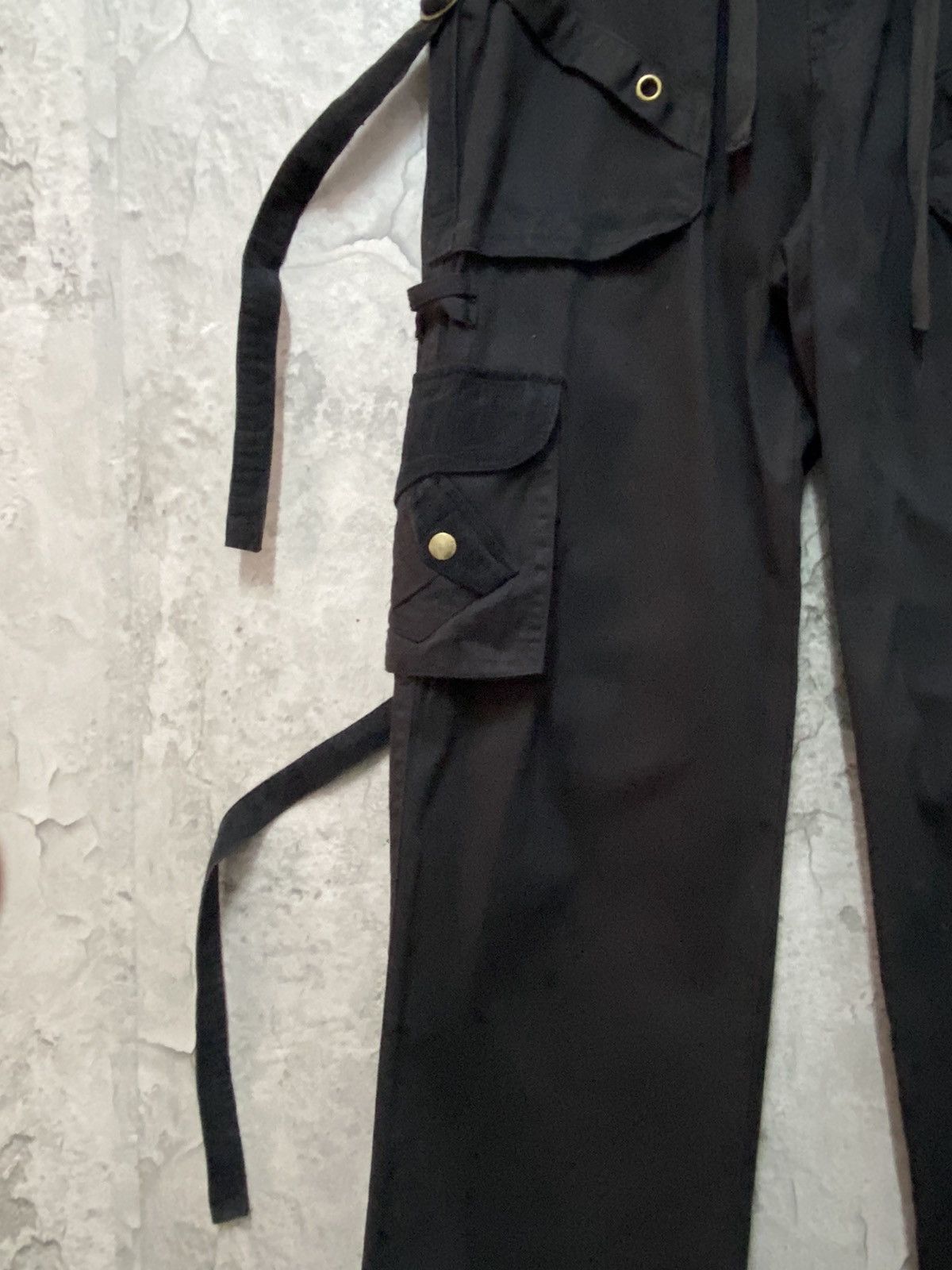 Designer × Japanese Brand Vintage Intercrew Japan Parachute Bondage Baggy Cargo Pants Size US 32 / EU 48 - 10 Thumbnail