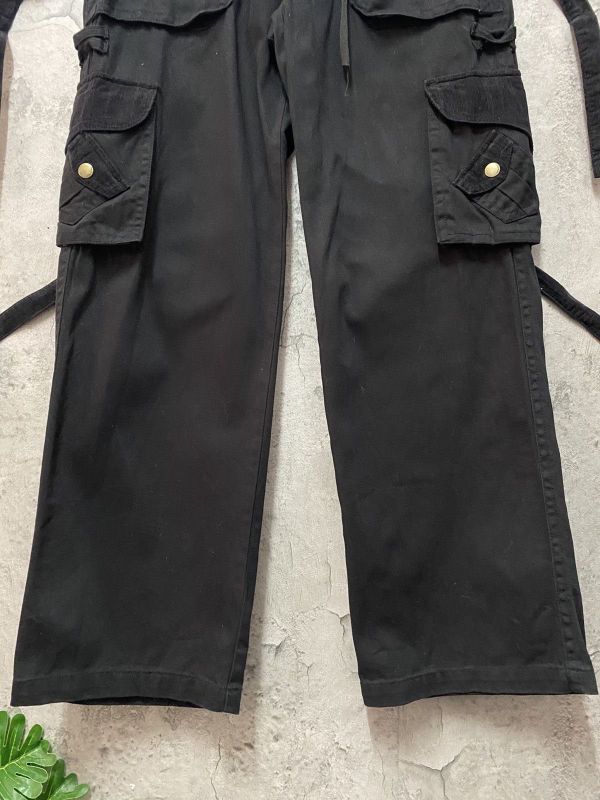 Designer × Japanese Brand Vintage Intercrew Japan Parachute Bondage Baggy Cargo Pants Size US 32 / EU 48 - 13 Thumbnail