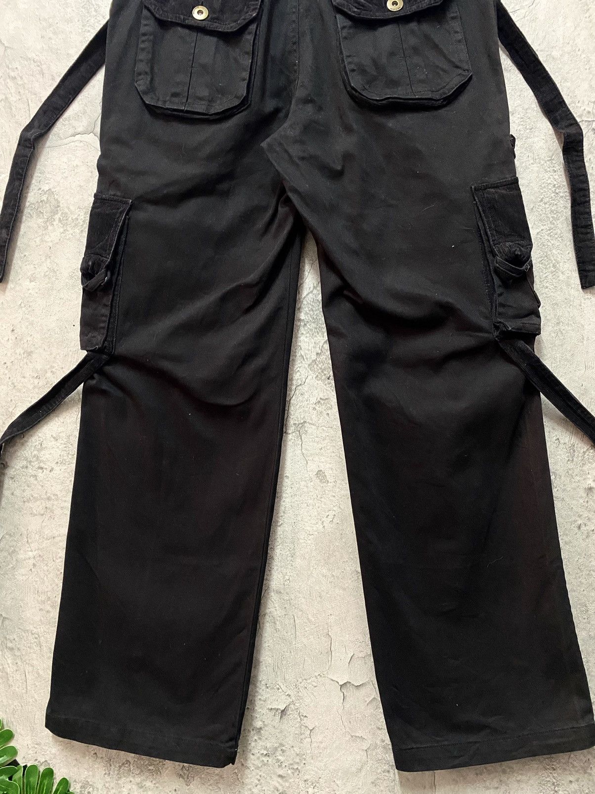 Designer × Japanese Brand Vintage Intercrew Japan Parachute Bondage Baggy Cargo Pants Size US 32 / EU 48 - 15 Thumbnail