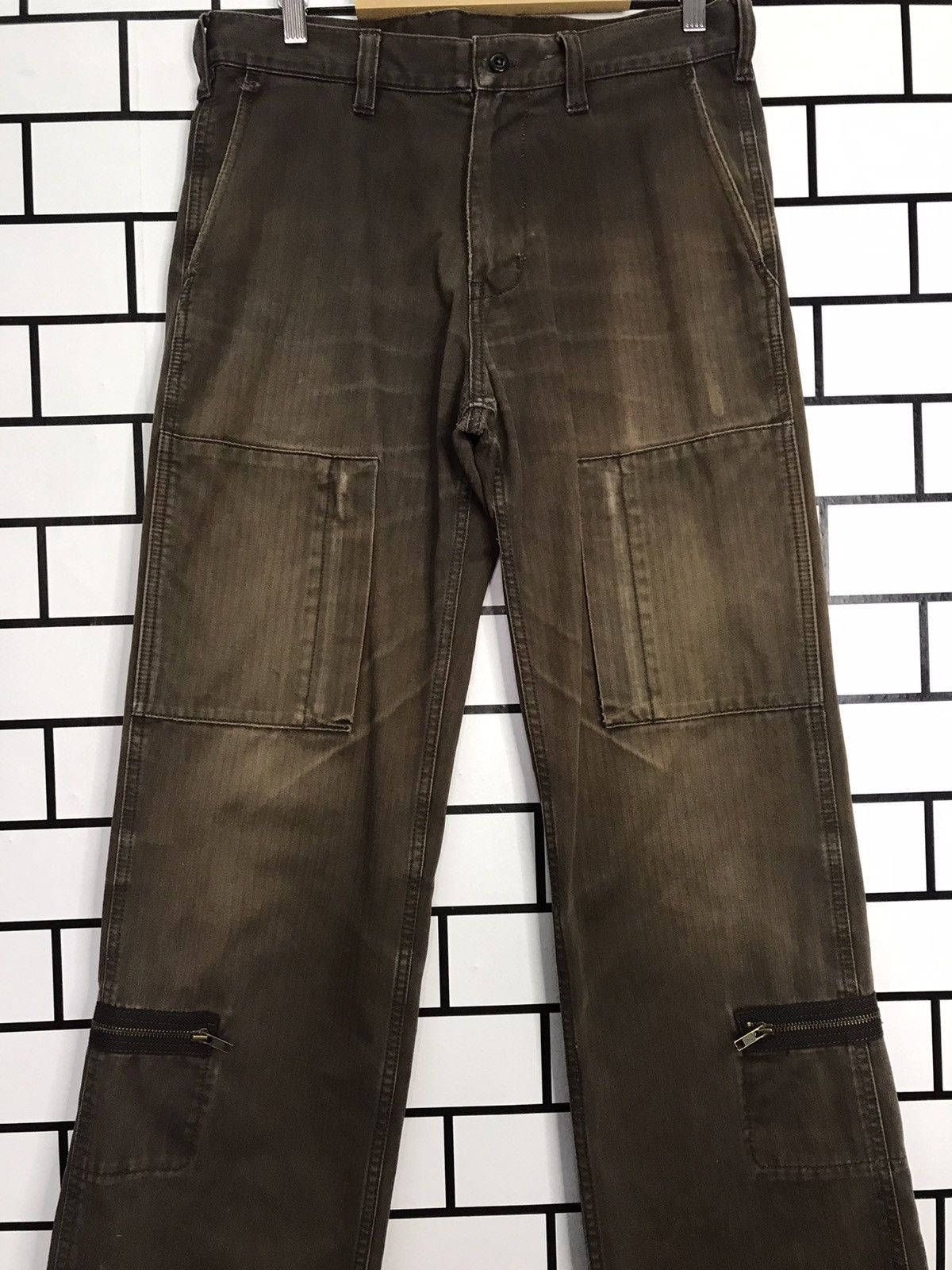 Designer × Michel Klein Michel Klein Paris Cargo Multi Pocket Casual Work Wear Pants Size US 31 - 3 Thumbnail