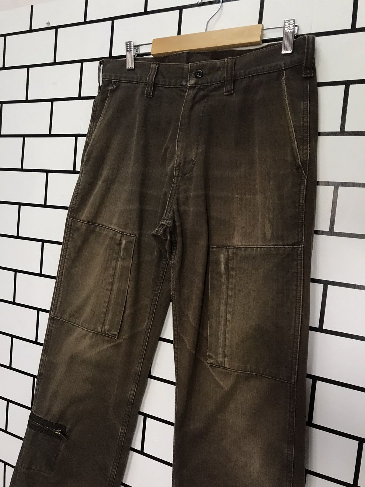 Designer × Michel Klein Michel Klein Paris Cargo Multi Pocket Casual Work Wear Pants Size US 31 - 5 Thumbnail