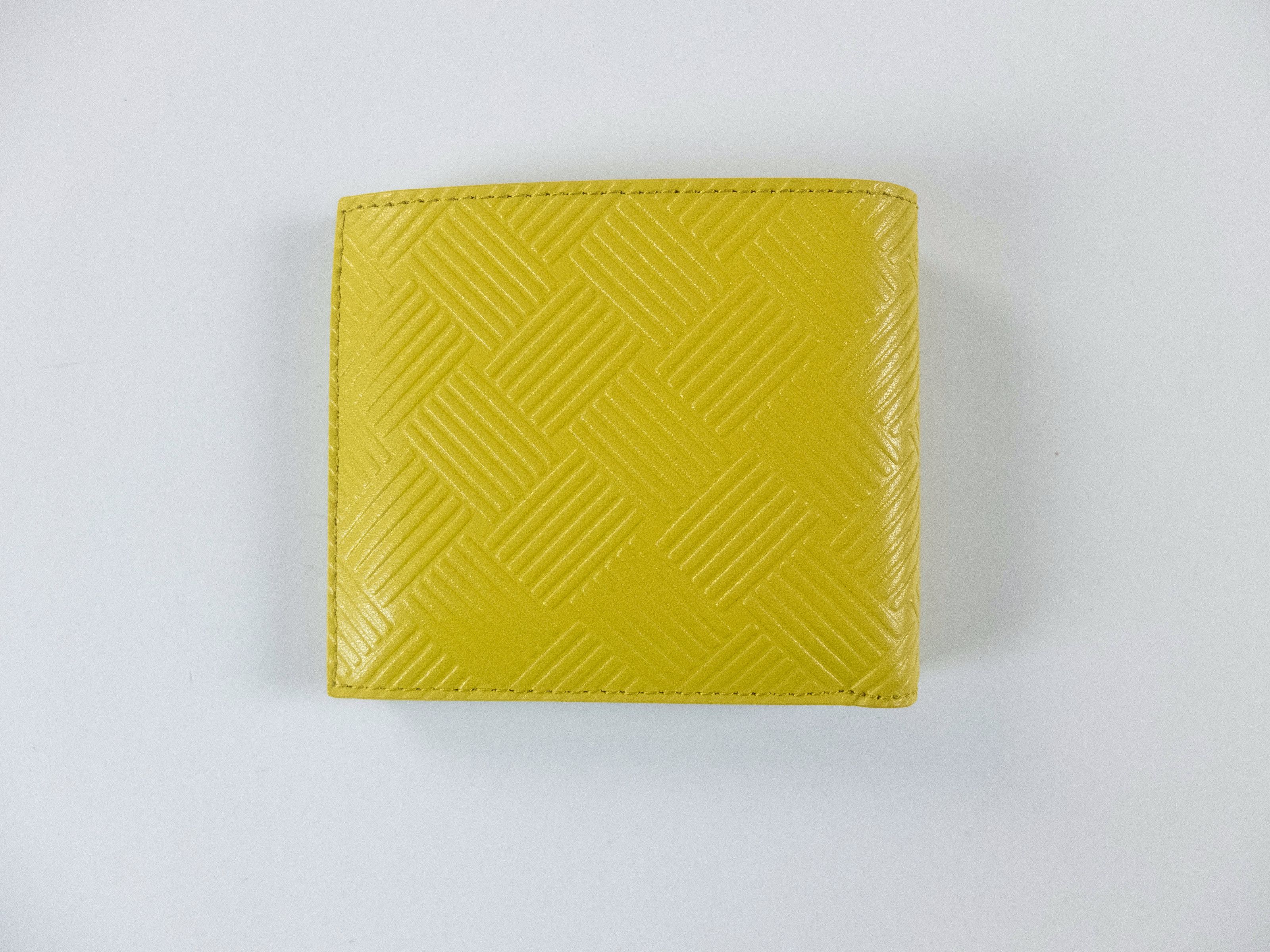 Bottega Veneta BOTTEGA VENETA yellow weave embossed bifold leather wallet q Size ONE SIZE - 5 Thumbnail