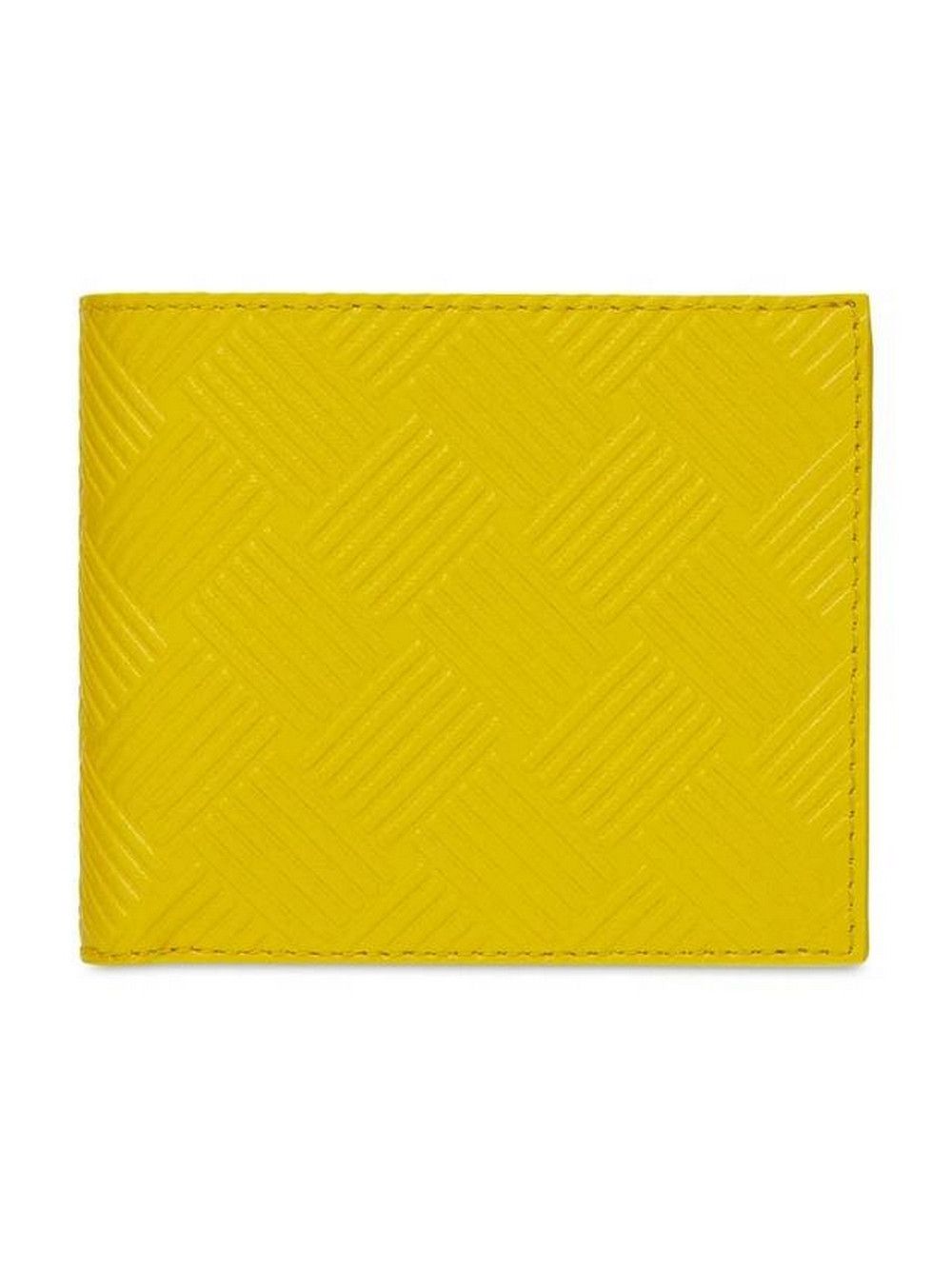 Bottega Veneta BOTTEGA VENETA yellow weave embossed bifold leather wallet q Size ONE SIZE - 1 Thumbnail