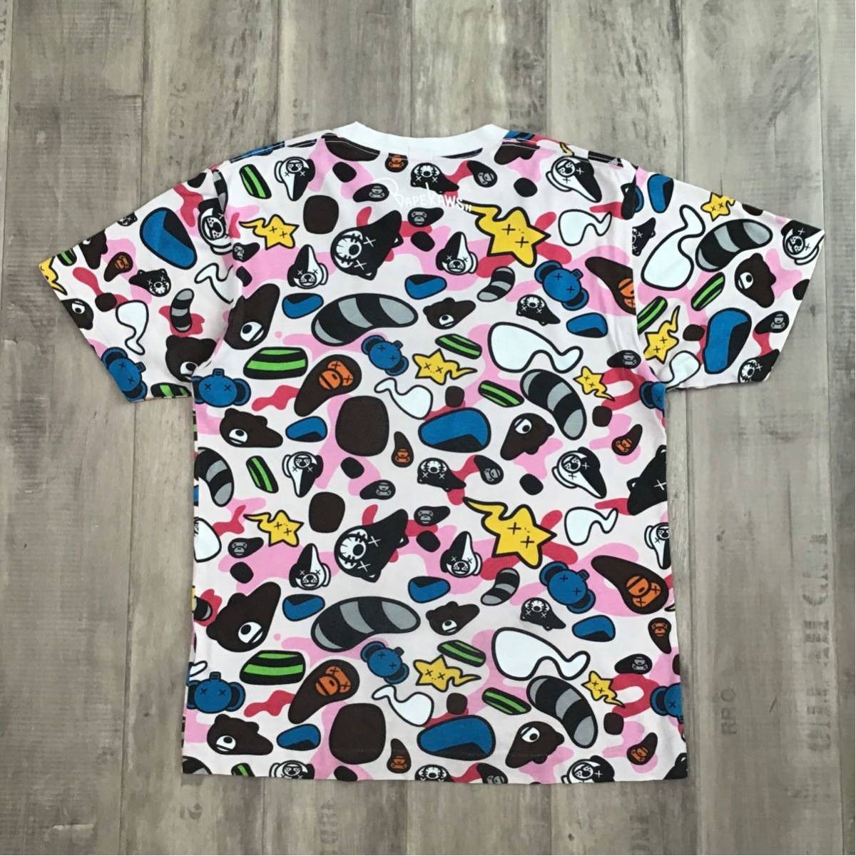 Bape × Kaws BAPE × kaws animal kingdom T-shirt pink a bathing ape NIGO Size US M / EU 48-50 / 2 - 2 Thumbnail