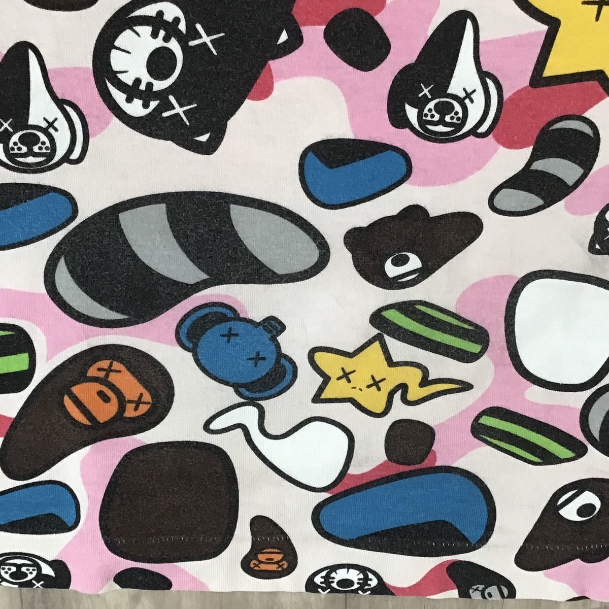 Bape × Kaws BAPE × kaws animal kingdom T-shirt pink a bathing ape NIGO Size US M / EU 48-50 / 2 - 6 Thumbnail