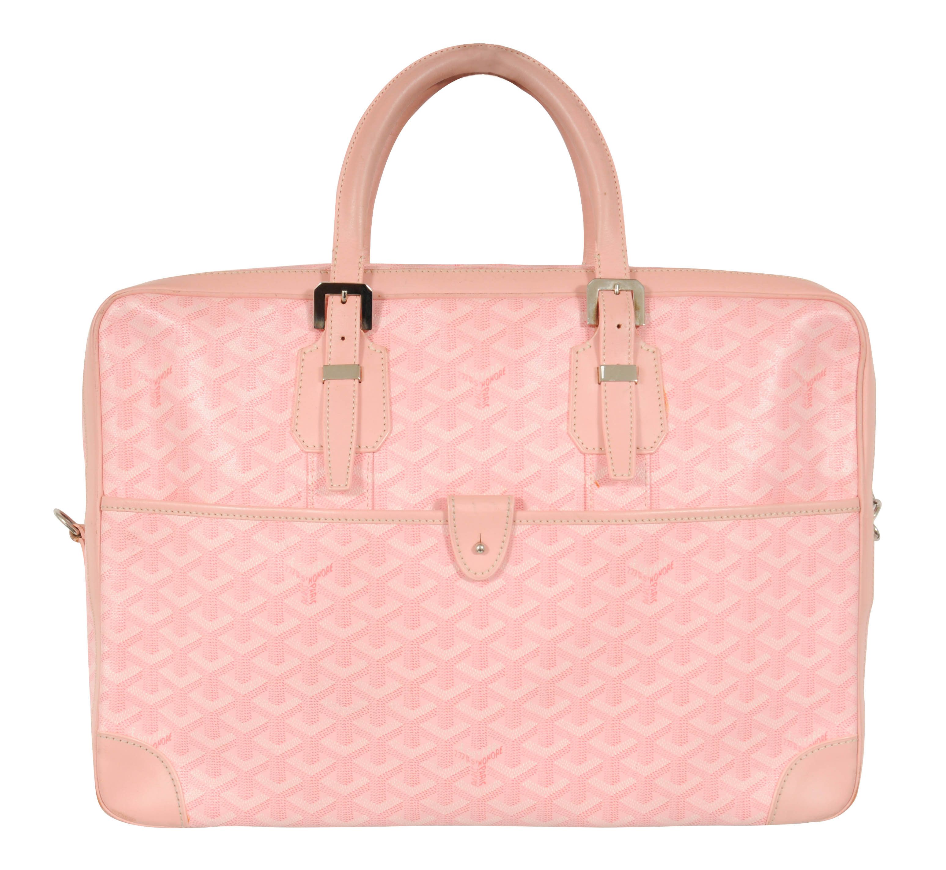 Goyard Crossbody Ambassade MM Pink Briefcase Messenger Bag - 00854 Size ONE SIZE - 13 Thumbnail