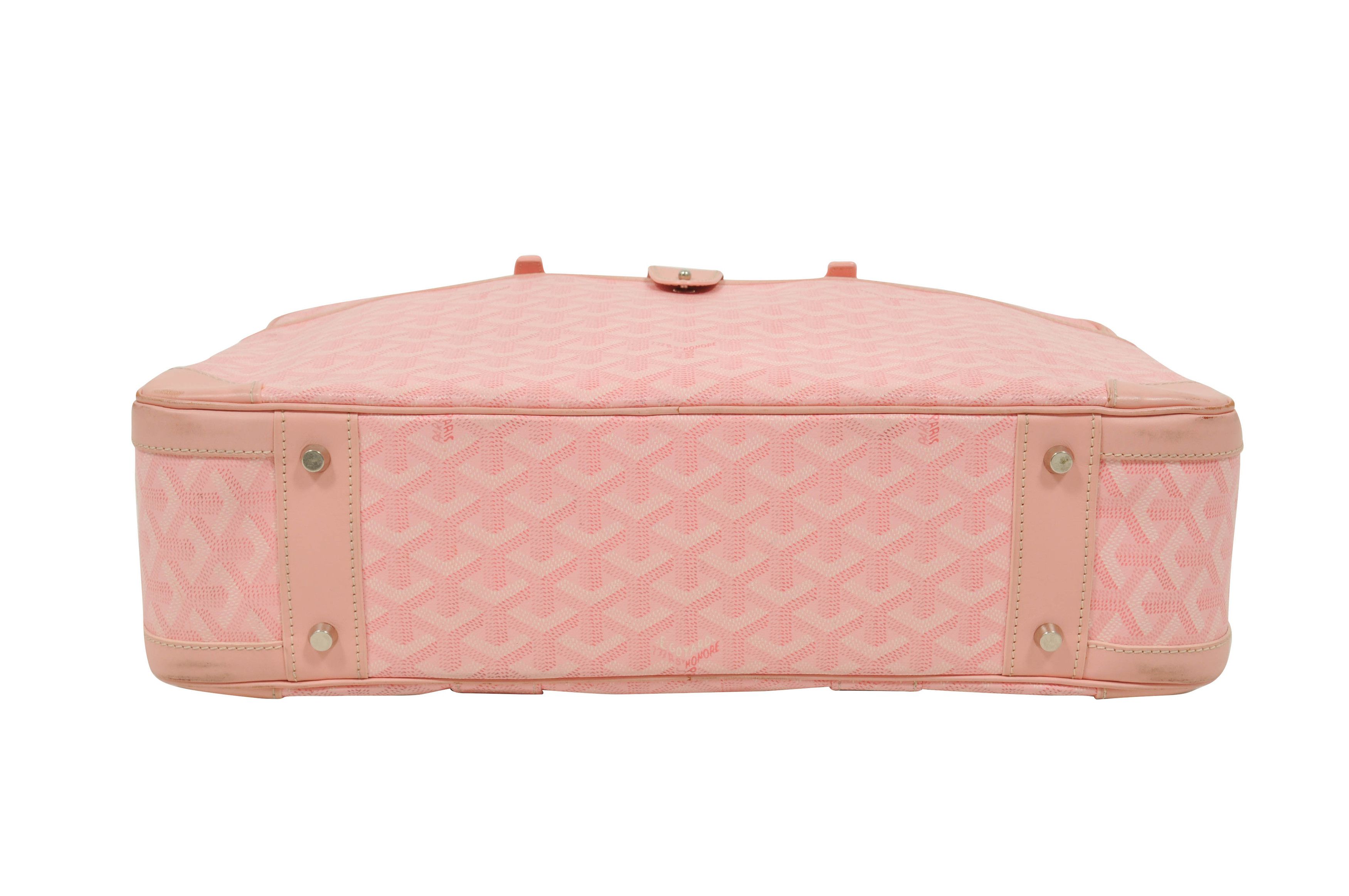 Goyard Crossbody Ambassade MM Pink Briefcase Messenger Bag - 00854 Size ONE SIZE - 9 Thumbnail