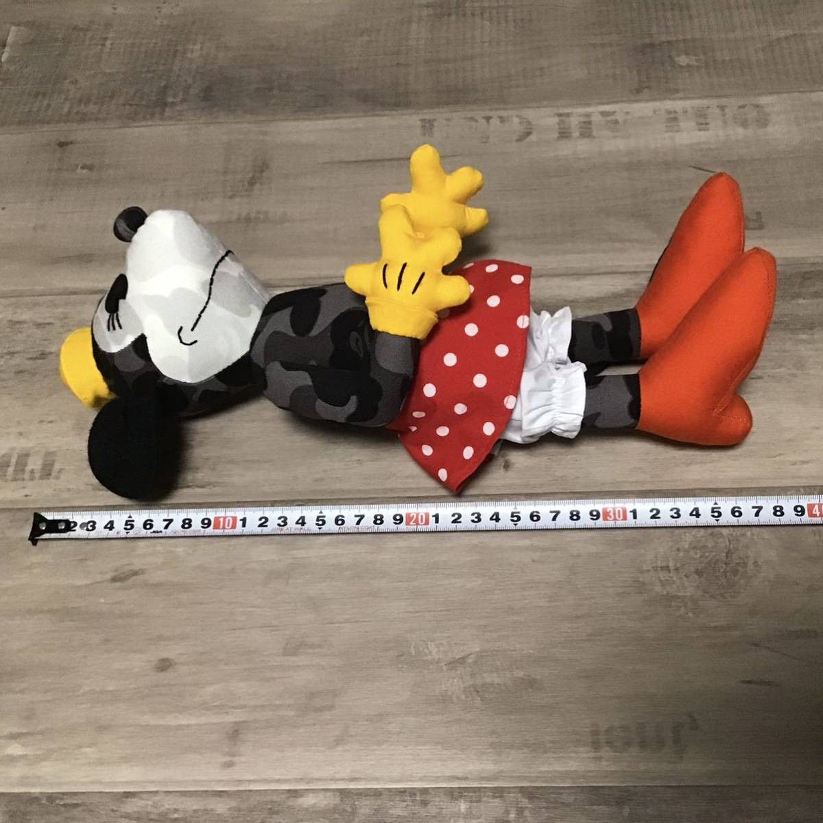 Bape × Disney 2008 BAPE x Disney BAPE camo Minnie Mouse Plush Doll ape Size ONE SIZE - 6 Thumbnail