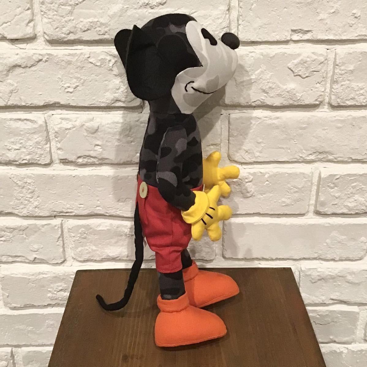 Bape × Disney 2008 BAPE × Disney BAPE camo Mickey Mouse Plush Doll ape Size ONE SIZE - 2 Thumbnail
