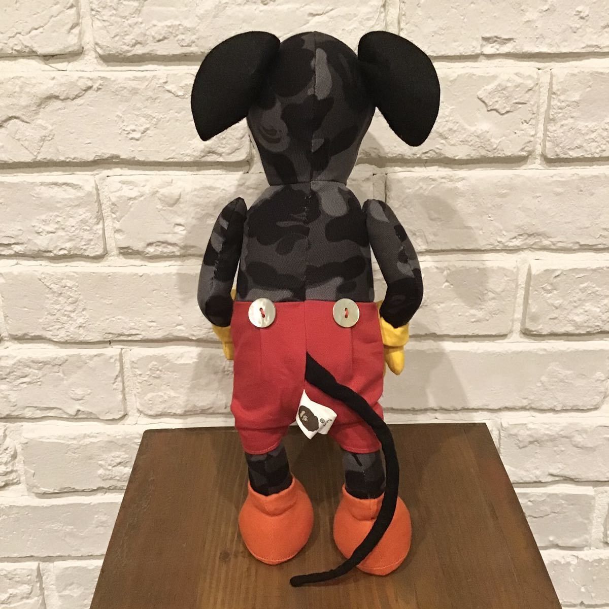 Bape × Disney 2008 BAPE × Disney BAPE camo Mickey Mouse Plush Doll ape Size ONE SIZE - 3 Thumbnail
