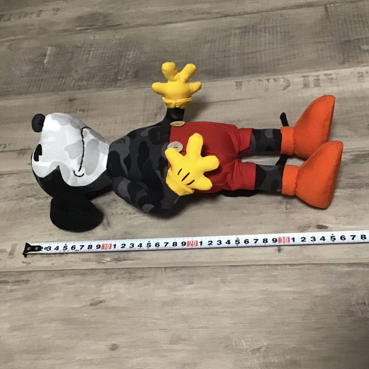 Bape × Disney 2008 BAPE × Disney BAPE camo Mickey Mouse Plush Doll ape Size ONE SIZE - 6 Thumbnail