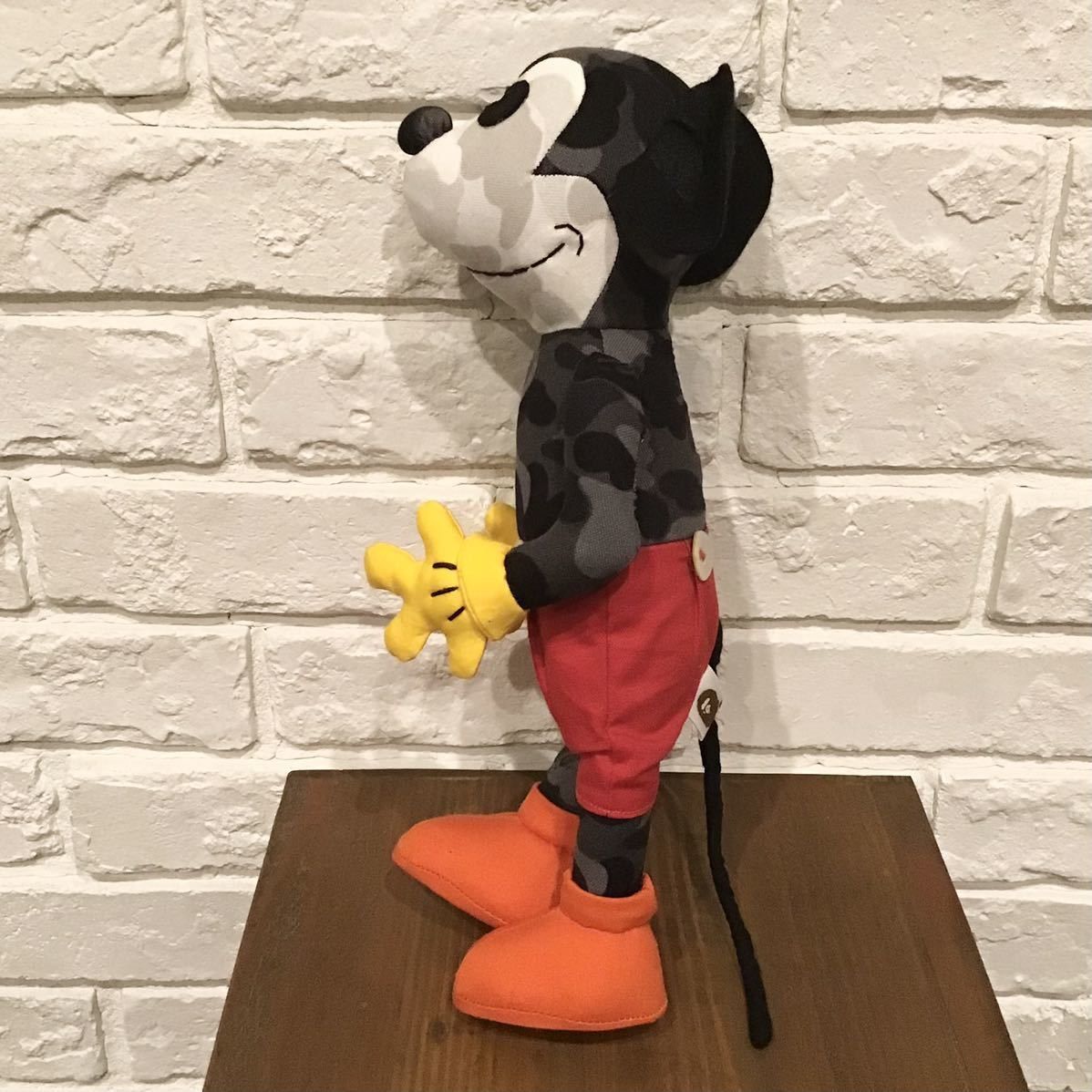 Bape × Disney 2008 BAPE × Disney BAPE camo Mickey Mouse Plush Doll ape Size ONE SIZE - 4 Thumbnail