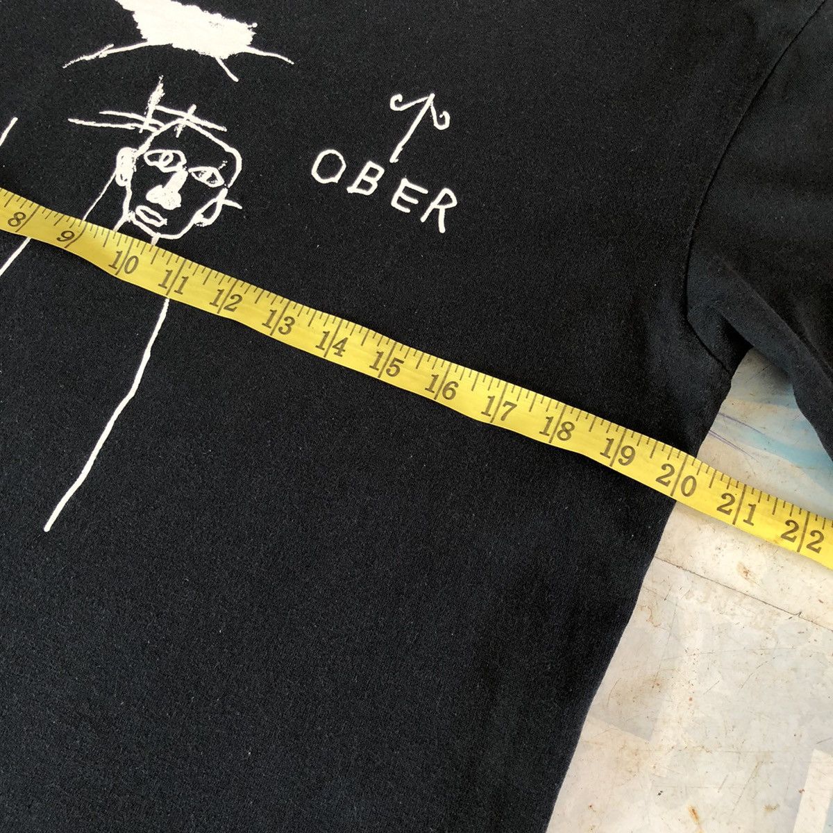 Jean-Michel Basquiat × Vintage Vintage Jean Michel Basquiat Ober Art Tee Size US L / EU 52-54 / 3 - 4 Thumbnail