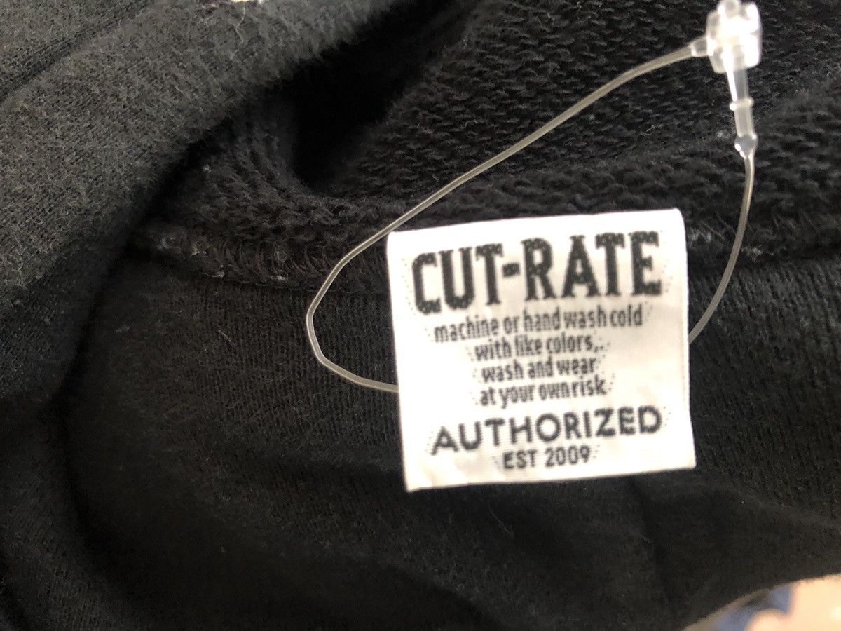 Vintage Cut - Rate Japan Border Striped Sleeves Black Hoodie Size US M / EU 48-50 / 2 - 12 Thumbnail