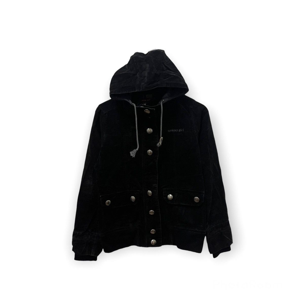 Japanese Brand × Vintage Vintage Tommy Girl Mini Logo Embroidery Hooded Jacket Size US S / EU 44-46 / 1 - 1 Thumbnail