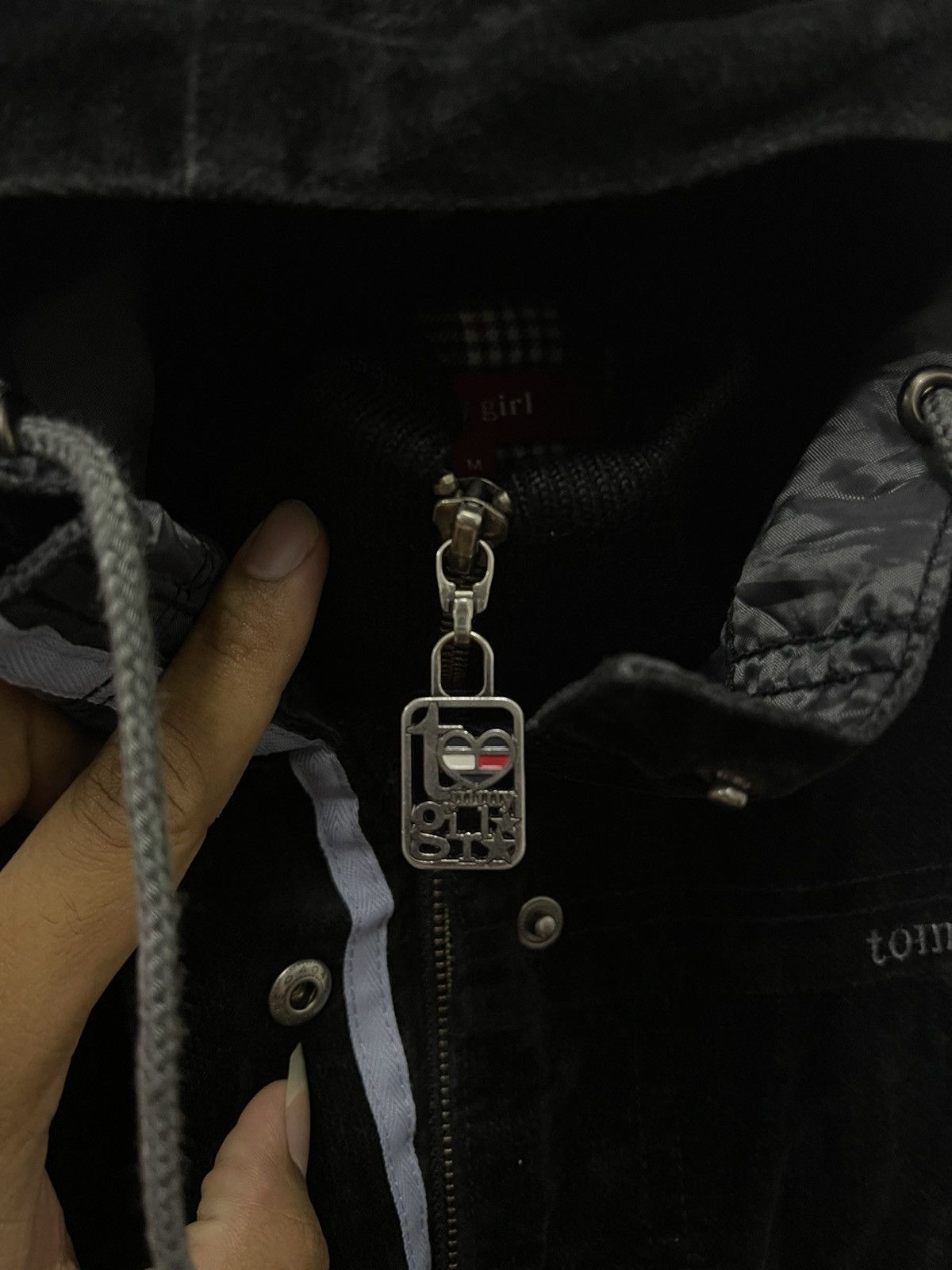 Japanese Brand × Vintage Vintage Tommy Girl Mini Logo Embroidery Hooded Jacket Size US S / EU 44-46 / 1 - 5 Thumbnail