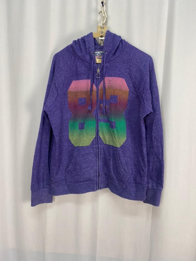 Japanese Brand × Vintage Vintage printed zipper hoodie Size US M / EU 48-50 / 2 - 6 Thumbnail