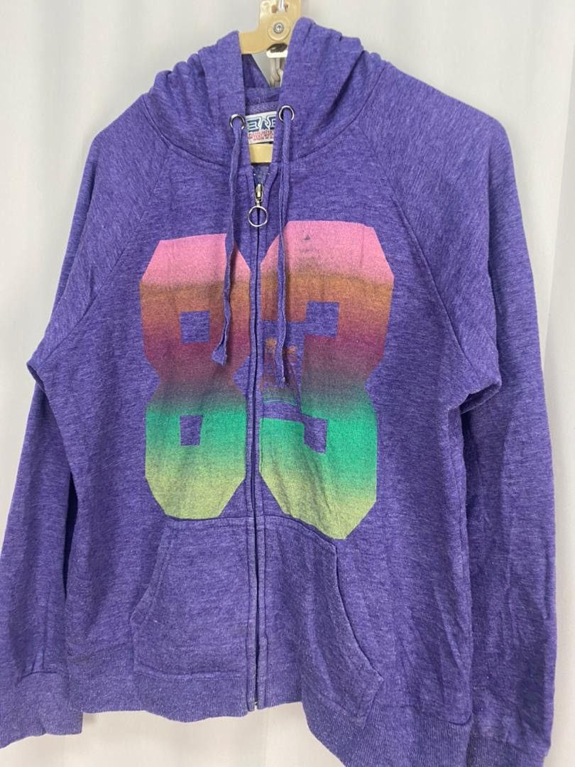 Japanese Brand × Vintage Vintage printed zipper hoodie Size US M / EU 48-50 / 2 - 3 Thumbnail