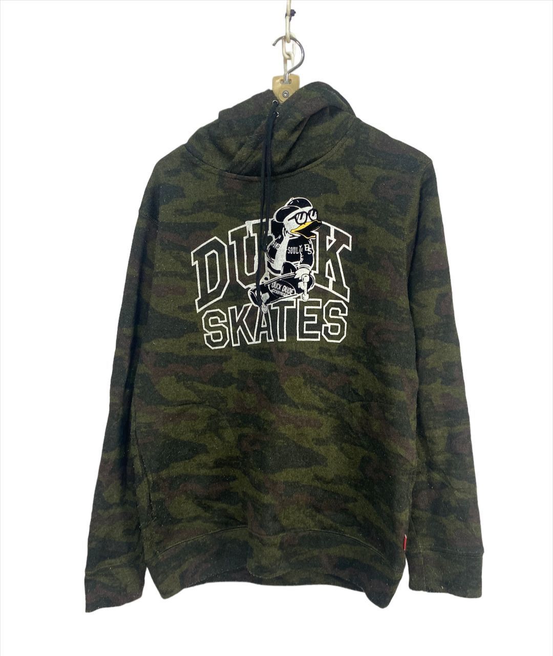 Japanese Brand Duckdude skate printed camo hoodie pullover by b one soul Size US M / EU 48-50 / 2 - 1 Thumbnail