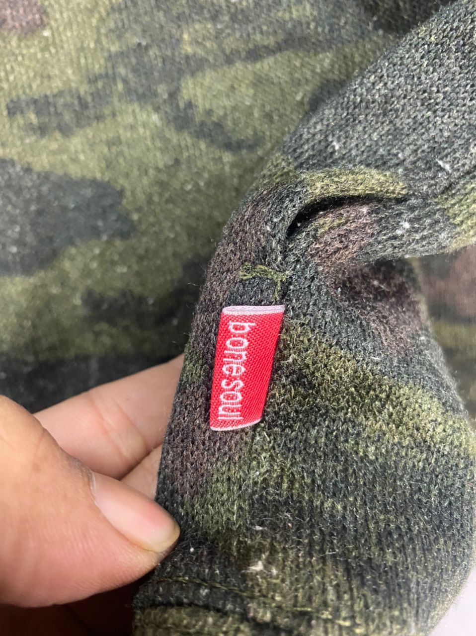 Japanese Brand Duckdude skate printed camo hoodie pullover by b one soul Size US M / EU 48-50 / 2 - 5 Thumbnail