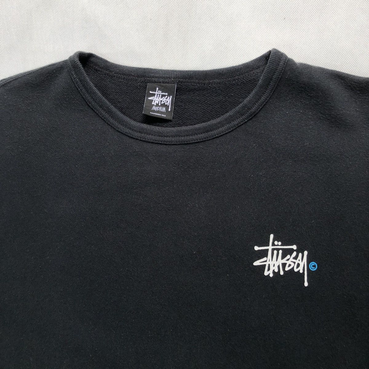 Stussy Stussy Iconic Signature Crewneck Short Sleeves Sweatshirt Size US M / EU 48-50 / 2 - 4 Thumbnail