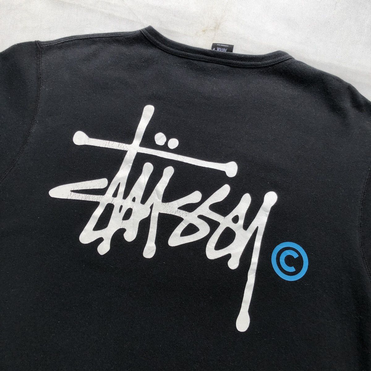 Stussy Stussy Iconic Signature Crewneck Short Sleeves Sweatshirt Size US M / EU 48-50 / 2 - 5 Thumbnail