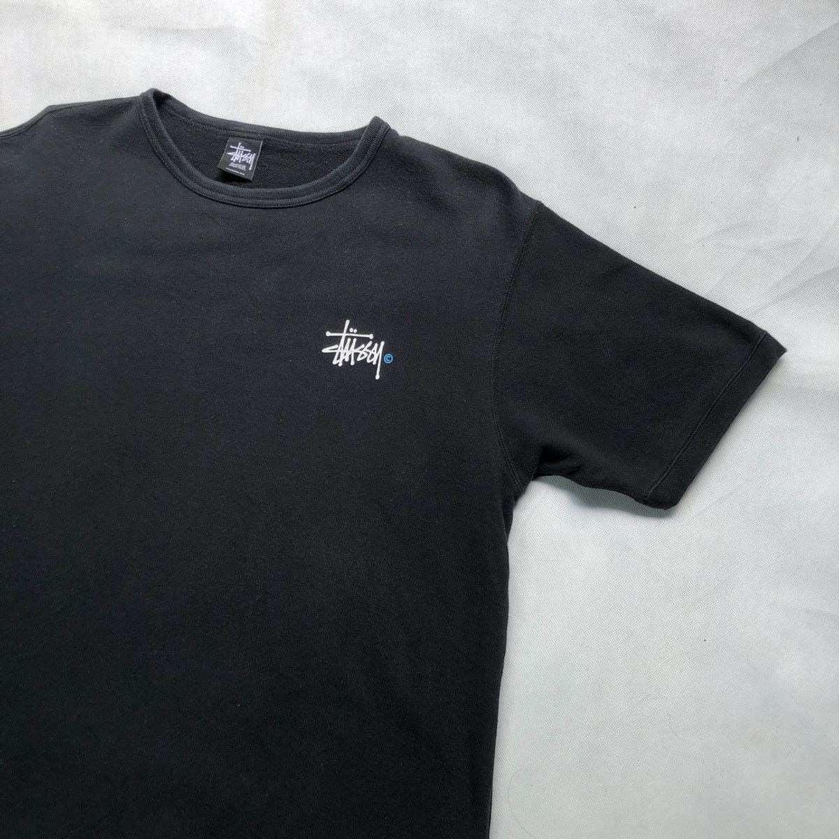 Stussy Stussy Iconic Signature Crewneck Short Sleeves Sweatshirt Size US M / EU 48-50 / 2 - 3 Thumbnail