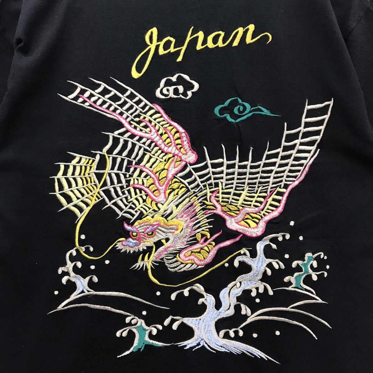 Japanese Brand × Toyo Enterprises Rare!! Toyo Enterprise Sukajan Dragon Embroidery Logo Tee Size US L / EU 52-54 / 3 - 10 Thumbnail
