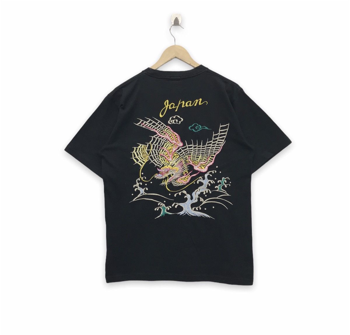 Japanese Brand × Toyo Enterprises Rare!! Toyo Enterprise Sukajan Dragon Embroidery Logo Tee Size US L / EU 52-54 / 3 - 1 Thumbnail